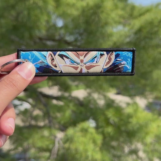 Power Fusion Embroidered Jet Tag Keychain