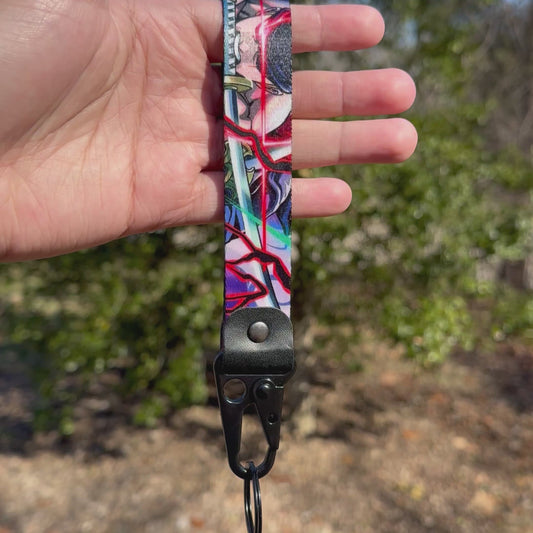 Cursed Katana Keychain Strap