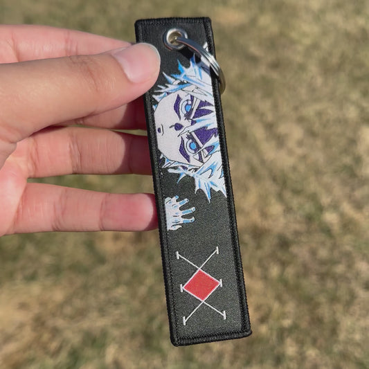 Silent Storm Striker Embroidered Jet Tag Keychain