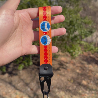 Fire Pirate Keychain Strap