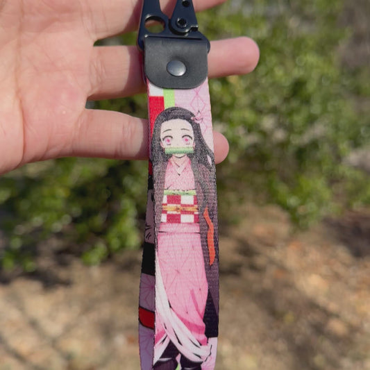 Silent Blossom Keychain Strap