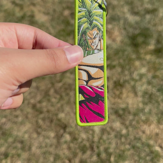 Raging Powerhouse Embroidered Jet Tag Keychain