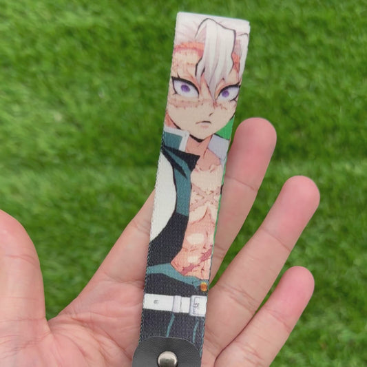 Scarred Swordsman Keychain Strap