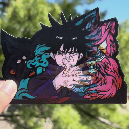Shadow Beast Summoner Motion Sticker/Embroidered Keychain (Bundle)