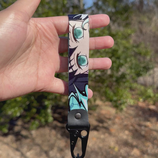 Young Swordsman Keychain Strap