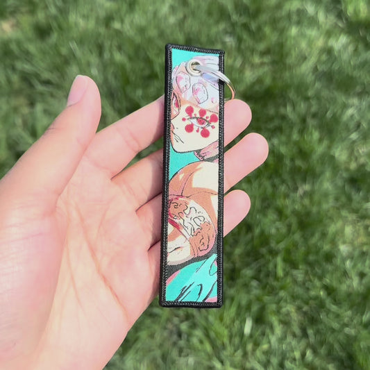 Flashy Motion Sticker/Embroidered Keychain (Bundle)