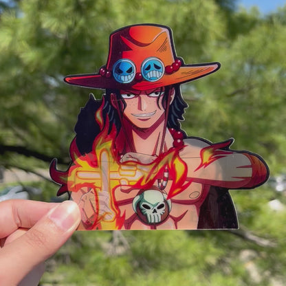 Flameheart Pirate Motion Sticker
