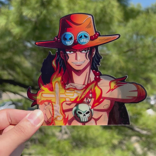 Flameheart Pirate Motion Sticker