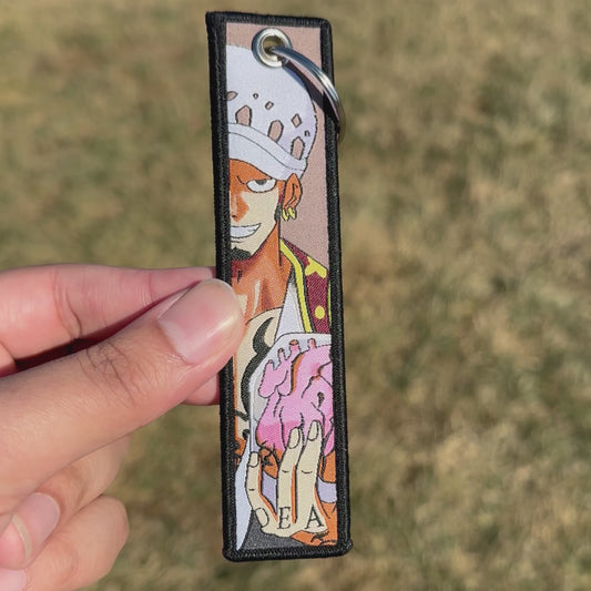 Silent Blade Doctor Embroidered Jet Tag Keychain