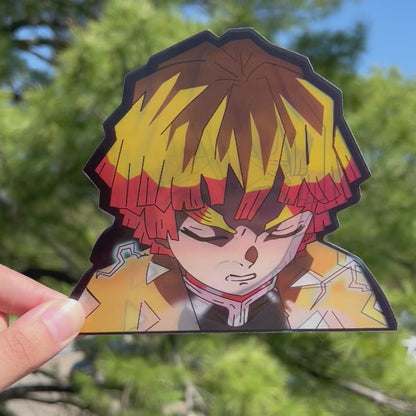 Lightning Sleep Warrior Motion Sticker