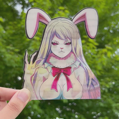 Moonlit Mink Fighter Motion Sticker
