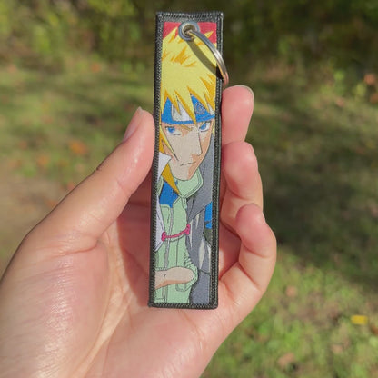 Fast Ninja Embroidered Jet Tag Keychain