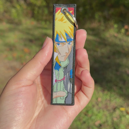 Fast Ninja Embroidered Jet Tag Keychain