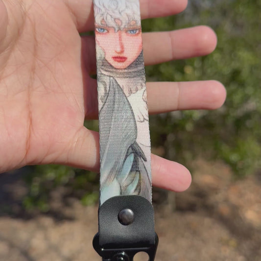 The White Hawk Keychain Strap
