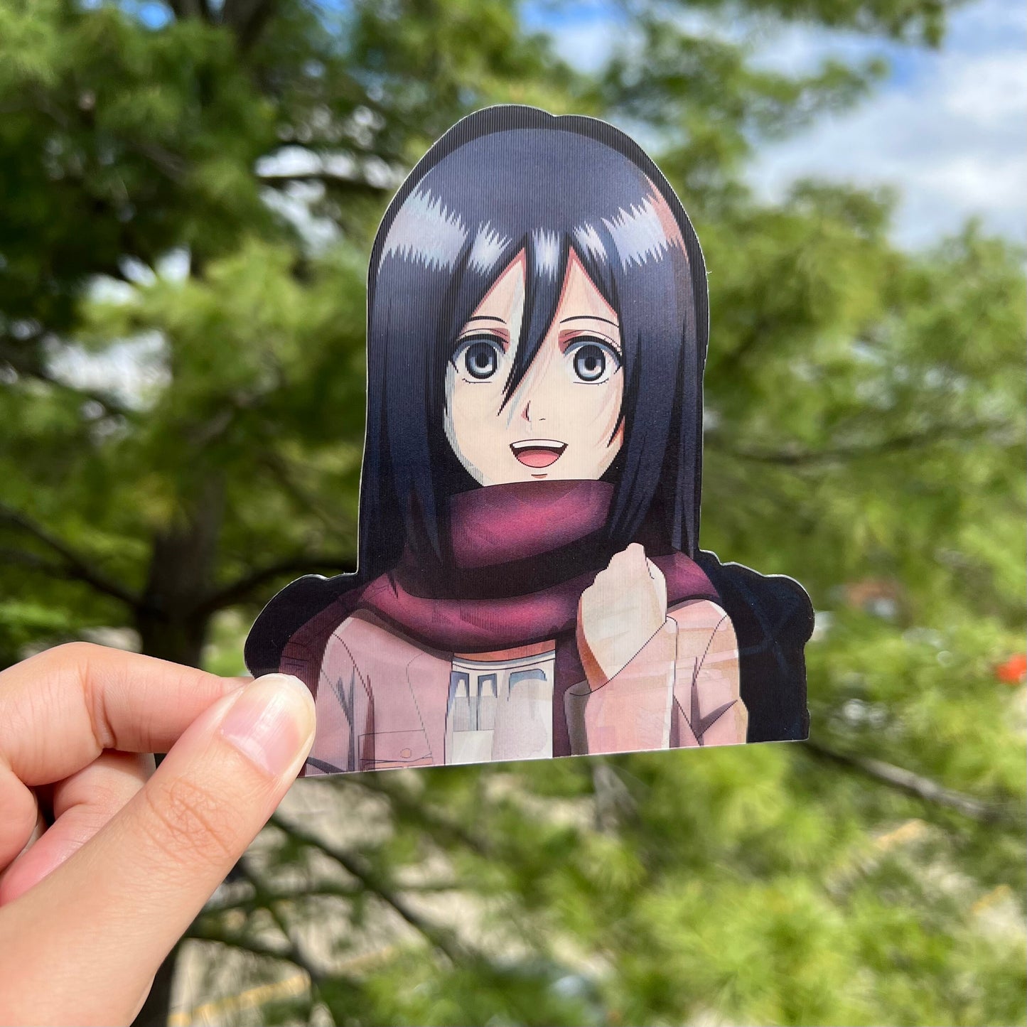 Red Scarf Motion Sticker