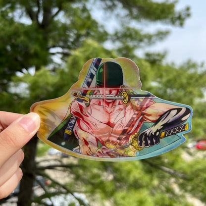 Three Blade Swordsman Motion Sticker