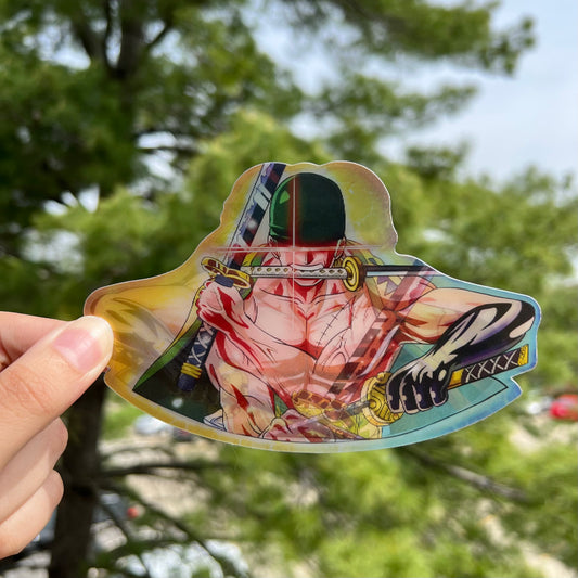 Three Blade Swordsman Motion Sticker