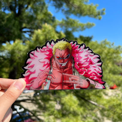 Pink Feather King Motion Sticker