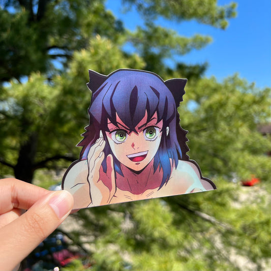 Boar Head Motion Sticker