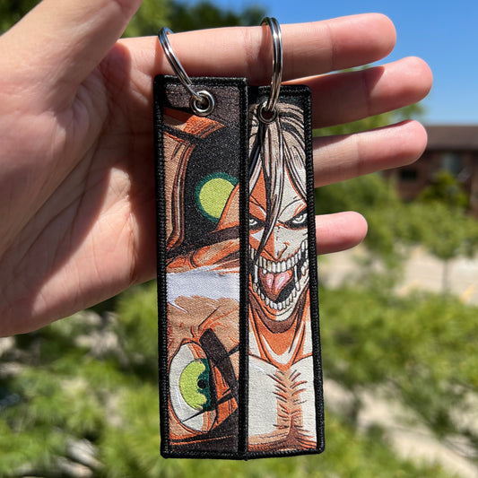 Breaker of the Walls Embroidered Jet Tag Keychain