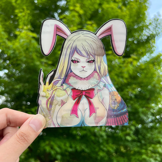 Moonlit Mink Fighter Motion Sticker