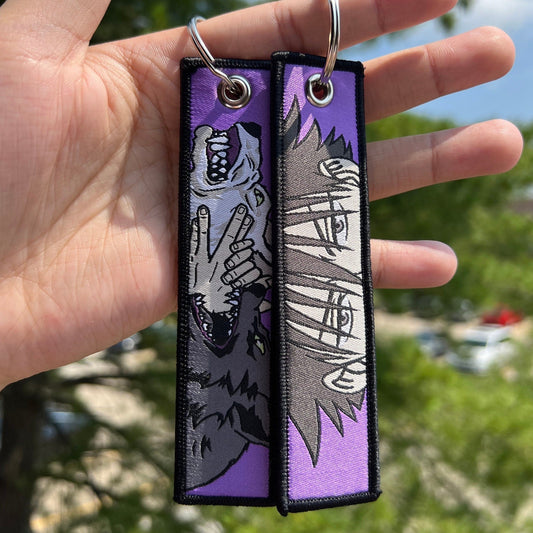 Shadow Summoner Embroidered Jet Tag Keychain
