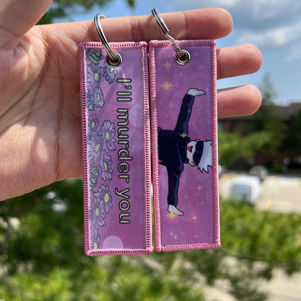 Anime Jet Tag Keychain