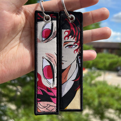 Mark Of The Sun Embroidered Jet Tag Keychain