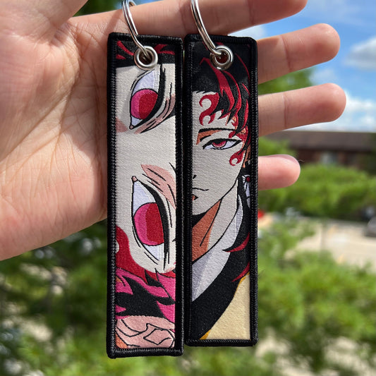 Mark Of The Sun Embroidered Jet Tag Keychain