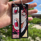 Anime Embroidered Jet Tag Keychain