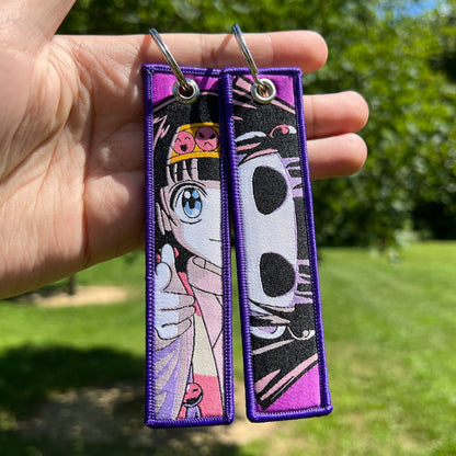 Child of Dark Miracles Embroidered Jet Tag Keychain