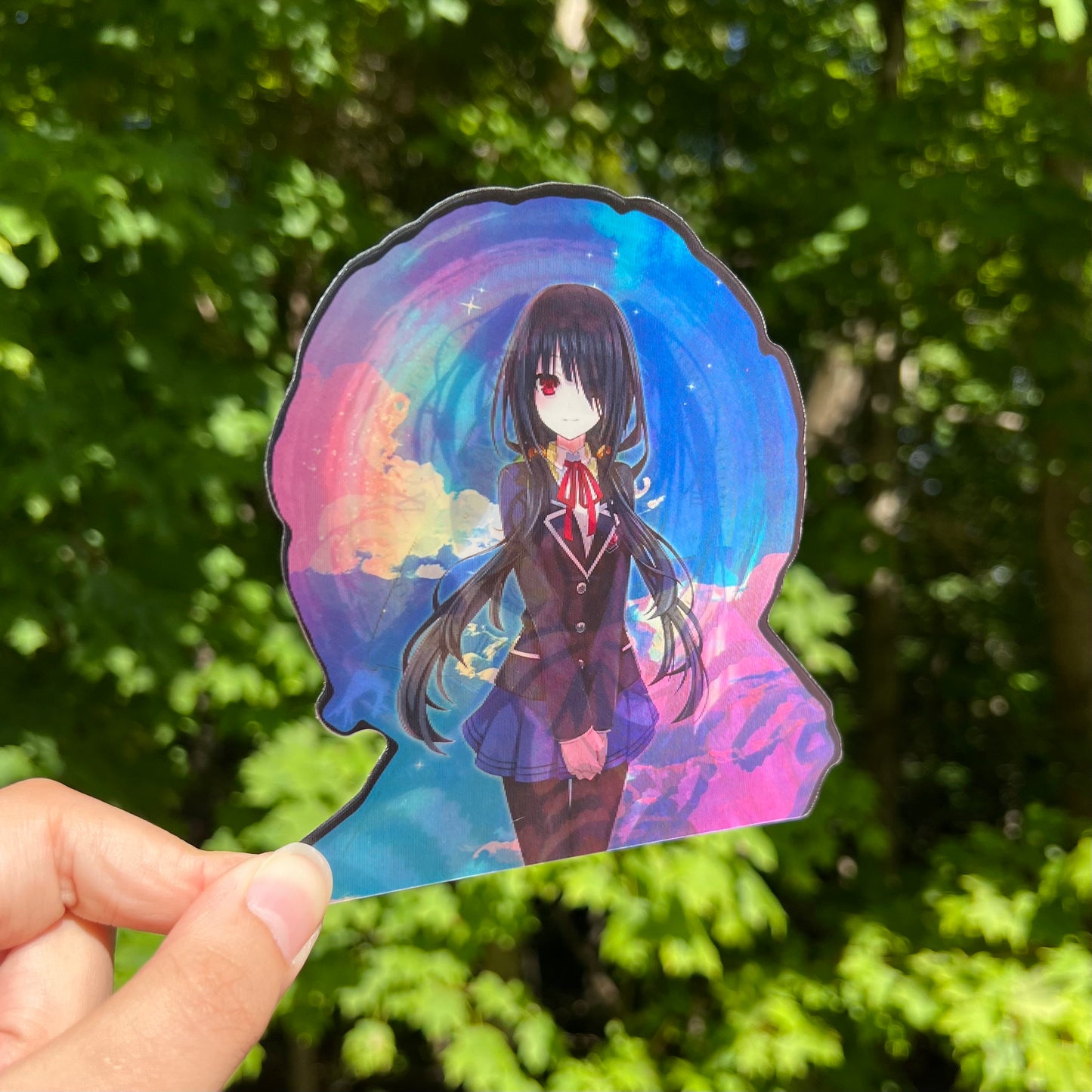 School Girl Motion Sticker