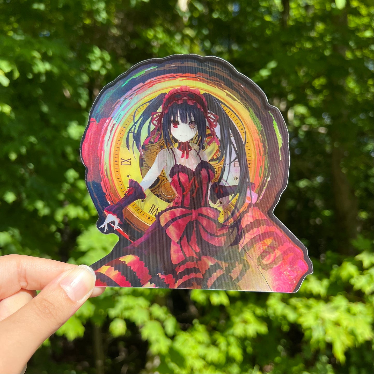 School Girl Motion Sticker