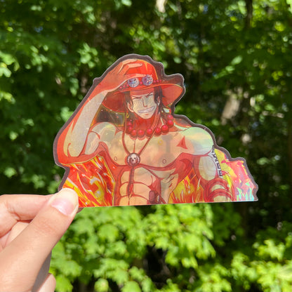 Flame Fist Motion Sticker
