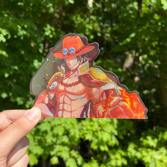 Flame Fist Motion Sticker